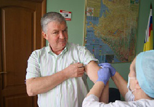 Сотрудники ФБУЗ «Центр гигиены и эпидемиологии в Краснодарском крае» привились от гриппа